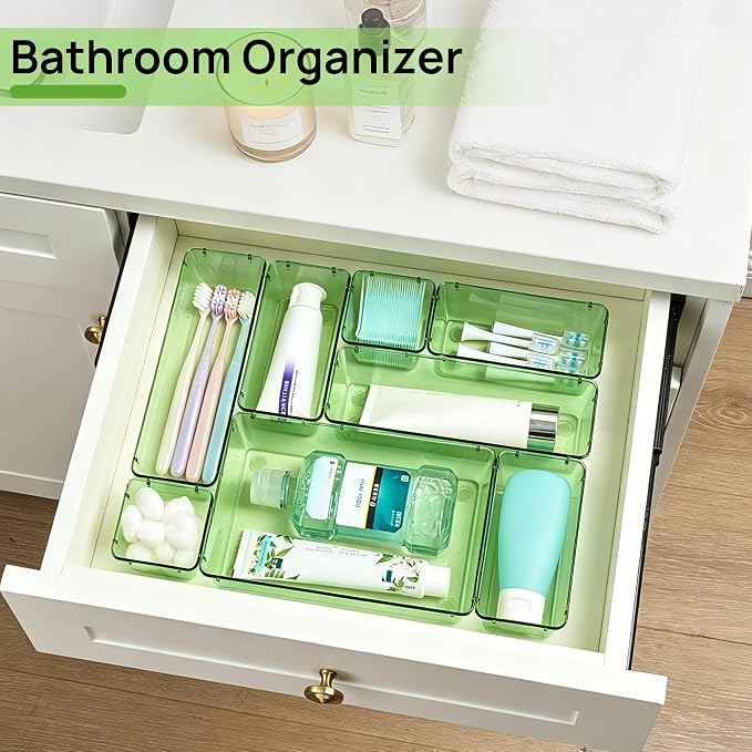 Vtopmart 25 Pack Plastic Drawer Organizers with Non-slip Rubber Pads - Image 5