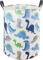MAIZMZ Kids Hamper Storage Basket Nursery Bins Baby Gift Toy Organizer Box Laundry Basket Large Canvas Collapsible Chest for Home/Dorm/Kitchen/Pet/Closet/Shelf/Room Decor(Dinosaur) by Unknown