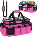 Cleaning Caddy Bag, Extra Large Cleaning Supply Bag for Housekeepers by Jaffzora