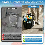 MAOPINER 17L Cleaning Caddy, 6 Pockets Foldabl Storage Tote with Handle - Image 5