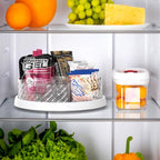 Simple Houseware 12-Inch Lazy Susan Turntable w/Removable Bins & Dividers - Image 9