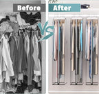 Liuoud Clear Garment Bags for Hanging Clothes 10” Gusseted, 4 Pack, 40” | Suit Bags for Closet Storage with Large Metal Zipper, Breathable odorless Hanging Plastic Clothes Cover for Coat Dress Fur - Image 8