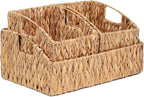 Pantry Baskets for Organizing, Wicker Basket Shelf Storage - Image 8