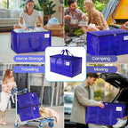 FabSpace 8 Pack Moving Storage Bags Heavy-Duty with Zippers for Clothes - Image 7