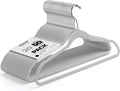 DEILSY™ Non-Velvet Thin Hangers Space Saving Gray Hangers 50 Pack | Space saving hangers, sturdy slim hangers, thin hangers for shirts, jackets, coats and everyday clothing by Deilsy