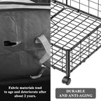 Hleelomi Under Bed Storage with Wheels, 360° Rotating, No-Assembly Underbed Storage Containers, 1 PACK - Image 5