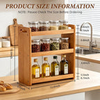 Bathroom Counter Organizer, 3 Tier Bathroom Countertop Organizer, Bathroom Counter Shelf, Wooden Makeup Organizers Countertop, Bathroom Vanity Organizers and Storage for Bedroom, Gifts - Image 3