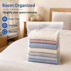 Extra Large 5 Gallon Zippered Plastic Bags for Storage- 18'' x 24'', Ideal for Clothes Clothing, Travel, Moving, 2-mil Thick Clear Plastic, 20 pack - Image 6
