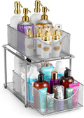 Sorbus Pull-Out Under Sink Organizer, Mesh Construction (Silver, 1 Pack) by Sorbus