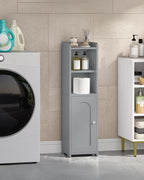 Hzuaneri Bathroom Storage Cabinet, Narrow Toilet Paper Cabinets with Doors - Image 5