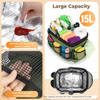 PGmoon Foldable Cleaning Caddy with Rotate Handle and Multi-Pockets - Image 4