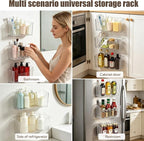 6 Pcs Cabinet Door Organizer,bathroom cabinet organizer,Clear Storage Caddy - Image 4