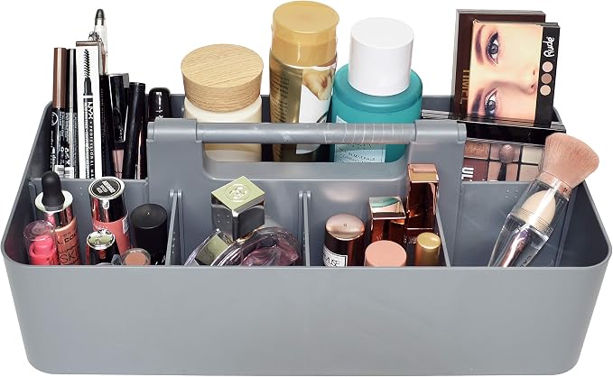-Large Carry Caddy Bin Basket Portable Office Desk Storage DIY- MADE IN USA (Orion Gray) - Image 5