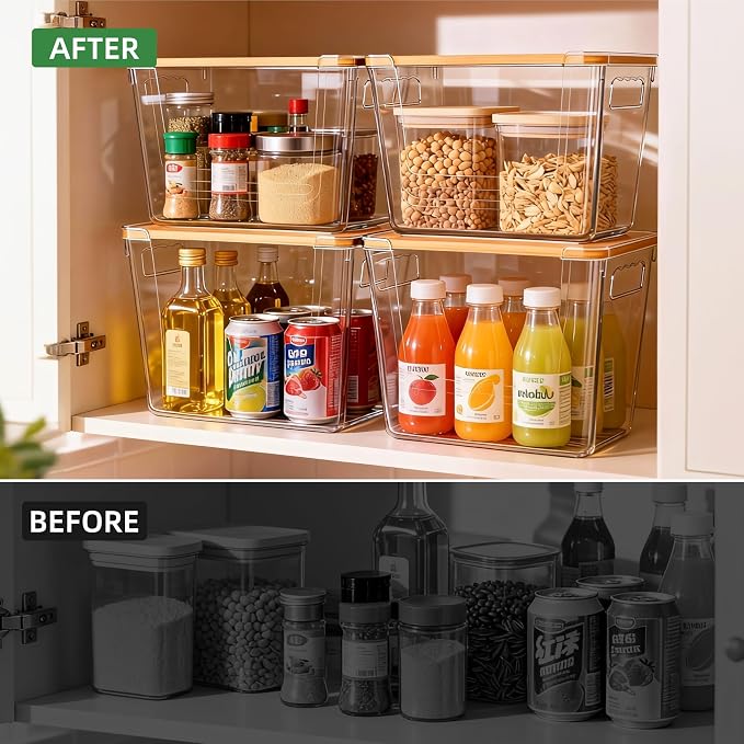 4 Pack Pantry Storage Containers for Onions, Potatoes and Trash Bags - Image 6