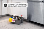 Mighty Tuff Rough and Rugged All-Purpose Cleaning Caddy, Grey/Black 2 Count (CD0170) - Image 3