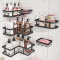 Youvip Corner Shower Caddy-No Drilling Shelves Wall Mounted, Black by YOUVIP