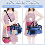 Extra-Large Wearable Cleaning Caddy With Detachable Divider,Cleaning Caddy For Cleaning Supplies Large Cleaning Supply Caddy With Adjustable Shoulder Strap & Waist Belt For Cleaners - Image 5