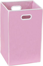 Simple Houseware Foldable Closet Laundry Hamper Basket, Pink by SimpleHouseware