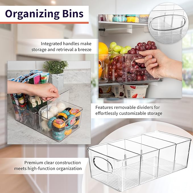ClearSpace Pantry Organizers and Storage and Cabinet Organizer, 4 Pack - Image 3