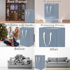 Waterproof Laundry Hamper 75L Collapsible Laundry Basket Extended Cotton Handle Laundry Bag Large Clothes Storage Toy Organization for Bathroom Bedroom Laundryroom College Dorms - Image 3