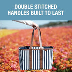 CleverMade Collapsible Tote LUXE, 30L Structured Tote Bag with Handles - Image 7