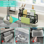 HapiRm Sponge Holder for Kitchen Sink - Self-draining Rustproof Organizer - Image 7