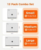12-Pack Vacuum Seal Bags for Clothing Travel with Cordless Pump - Image 3