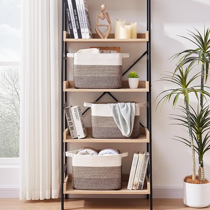 OIASKET Storage Basket for Organizing 3 Pack, Woven Baskets for Storage - Image 4