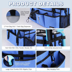Extra-Large Wearable Cleaning Caddy With Detachable Divider,Cleaning Caddy For Cleaning Supplies Large Cleaning Supply Caddy With Adjustable Shoulder Strap & Waist Belt For Cleaners - Image 6