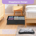 Babenest 2-Pack Under Bed Storage Organizer on 6 Wheels for Clothes - Image 3