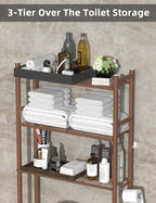 Livilord 3-Tier Over Toilet Storage, Freestanding, Bronze - Image 5