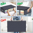 TasticTotes 8 Pack Under Bed Storage Containers, 75L Blanket Storage Bags - Image 5