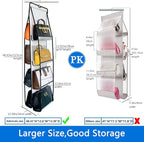 Purse Organizer for Closet, Heavy Duty Hanging Handbag Storage - Image 3