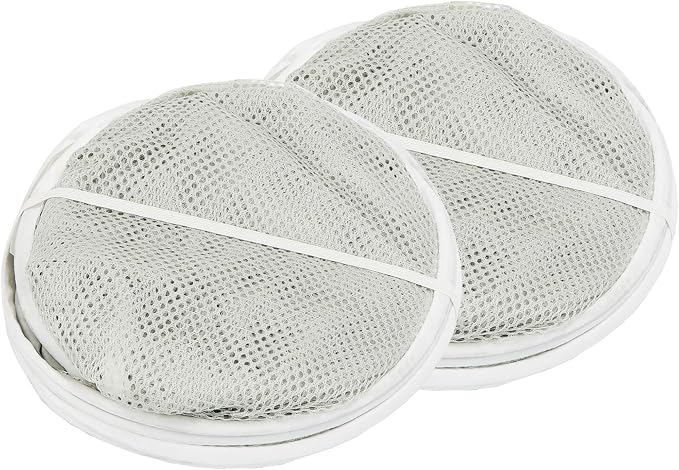 Simple Houseware Mesh Pop-Up Laundry Hamper with Side Pocket, 2 Pack, Gray - Image 5