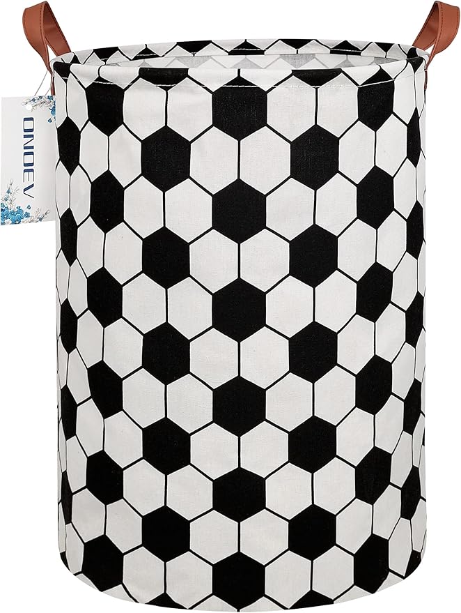 Round Geometric Hexagon Laundry Basket Hamper for Youth,Teens,Adults by ONOEV