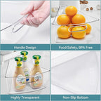 Oubonun Lazy Susan Cabinet Organizer Bins for Kitchen 8 Pack, 1/8 Wedge - Image 4