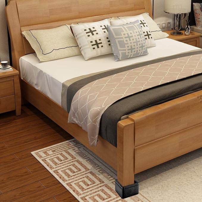BTSD-home Adjustable Bed Risers 3 Inch, 8 Pack - Image 6