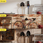 JNIHEEP Garage Organizer Trimmer Rack, Garden Power Tool Hanger Weed Whackers Holder Wall Mounted for Grass Trimmer, Hedge Trimmer, Garage Trimmer, Garden Tools,1 Pack - Image 6