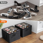 Lifewit Shoe Storage Organizer for Closet, Holder Box, 1 Pack, Black - Image 8