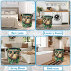 Palm Sloth Laundry Basket Collapsible Laundry Hamper Oxford Storage Bin for Clothes Storage, Organizer, Books and Sundries 16" X 20.8" - Image 6