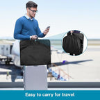 KIMBORA 43" Garment Bag for Travel, Gusseted Suit Bags for Men With Handle Garment Bags for Hanging Clothes Storage Suit Cover for Coats, Jackets, Shirts - Image 2