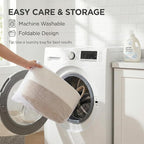 JMvicyroam 115L Extra Large Machine Washable Cotton Rope Blanket Basket - Image 5