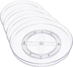 Amazon Basics Clear Lazy Susan Turntable Organizer for Organization, 12-Inch (Pack of 8) by AmazonBasics