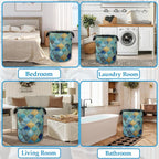 Moroccan Mosaic Laundry Basket Collapsible Laundry Hamper, Oxford Cloth Storage Bin for Room/Bathroom/Bedroom/Dormitories 16" X 20.8" - Image 6