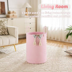 Artfeel Laundry Basket,Woven Cotton Rope Laundry Hamper,80L for Decorative Storage of Dirty Clothes,Toys and Blankets in Bathroom,Baby Room and Living Room - Image 2