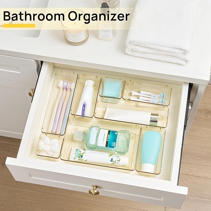 Vtopmart 25 Pack Plastic Drawer Organizers with Non-slip Rubber Pads - Image 5
