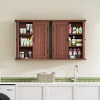 ChooChoo Bathroom Wall Cabinet with 2 Doors, Over The Toilet, Farmhouse - Image 6