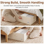 StorageWorks 10 Inch Tall Under Bed Storage Containers with Clear Lid - Image 4