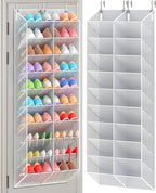 UVIAHOMI Over the Door Shoe Organizer for 30 Pairs, 10-Tier Light Grey by UVIAHOMIHOMEORGANIZER
