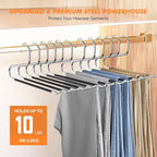 Pants Hangers Non Slip - 30 Pack Open Ended Hangers for Pants - Image 5